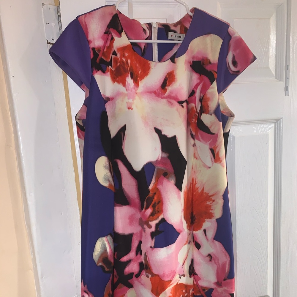 Floral knee length dress
